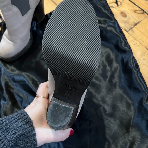 Acne Star Heeled Leather Booties - Picture 3 of 15